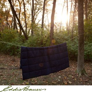 Eddie Bauer Full size Midnight Blue Down blend Lodge Comforter