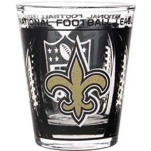 New Orleans Saints 3D Wrap Color Collector Glass