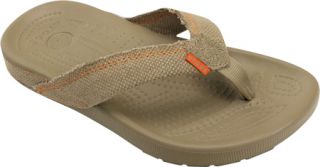 Boys Crocs Santa Cruz Flip Flop GS   Khaki/Khaki Casual Shoes