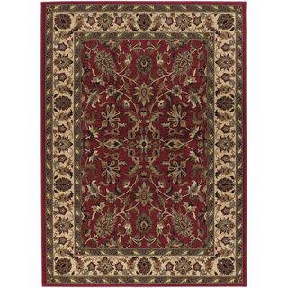 Anatolia Floral Ispaghan/ Red cream Area Rug (311 X 56) (RedSecondary colors Beige, Cream, Navy, Olive, Sage, Sea Foam Green and Terra CottaPattern FloralTip We recommend the use of a non skid pad to keep the rug in place on smooth surfaces.All rug siz