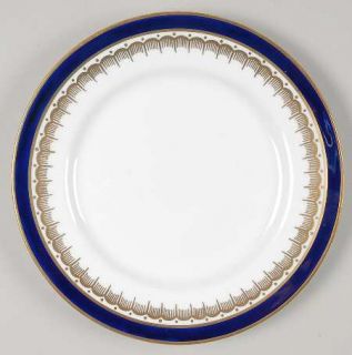 John Aynsley Embassy Cobalt Blue Bread & Butter Plate, Fine China Dinnerware   B