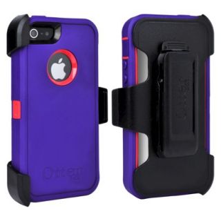 Otterbox Defender Cell Phone Case For iPhone 5/5s   Purple (41946TGR)
