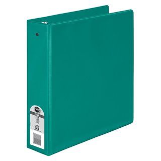 Wilson Jones 12 pack Basic Round Ring Binders (Green Binder sheet size 8.5 inches wide x 11 inches long Binder style Non view Fastener style Round ring Number of fasteners Three (3) Inside pockets One (1) back, one (1) front Material Vinyl Package i