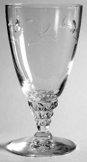 Tiffin Franciscan Rose Marie Clear (Stem #17501,Cut) Juice Glass   Stem #17501,