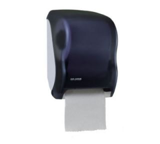 San Jamar Classic Tear N Dry Towel Dispenser, 8 x 8 in Roll, Electronic Touchless, Black
