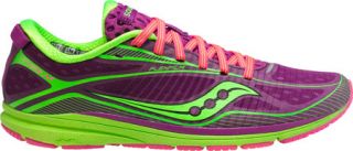 Womens Saucony Type A6   Purple/Slime Running Shoes
