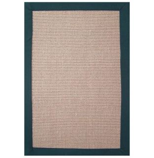 Hand woven Sisal Emerald Green Border Rug (5 X 8) (greenPattern borderMeasures 0.33 inch thickTip We recommend the use of a non skid pad to keep the rug in place on smooth surfaces.All rug sizes are approximate. Due to the difference of monitor colors, 