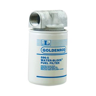 Goldenrod Spin On Water Block Filter   3/4in. Fittings, Model# 596 3/4
