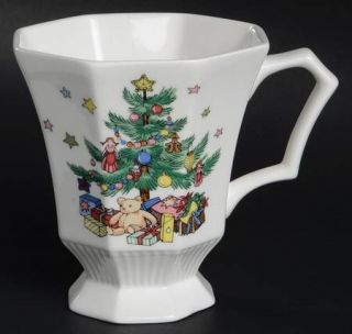 Nikko Christmastime Tall Mug, Fine China Dinnerware   Classic Collection, Xmas T