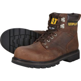 CAT 6In. 2nd Shift Steel Toe Boot   Dark Brown, Size 13 Wide, Model# P89586