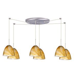 Besa Lighting BEL 6JC 4470HN LED SN Vila Pendant