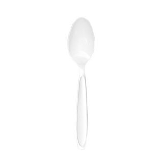 Solo Simple Elegance Mid heavyweight Plastic Cutlery, Teaspoon, Black