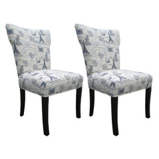 Sole Designs Bella Side Chairs Bella French Blue Color Blue