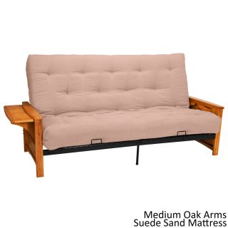 Bellevue With Retractable Tables Transitional style Queen size Futon Sofa Sleeper Bed