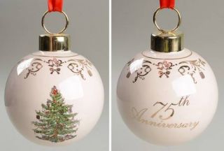 Spode Christmas Tree Gold Collection Ornament, Fine China Dinnerware   Christmas