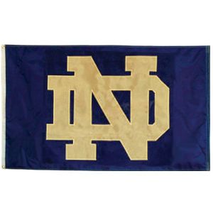 Notre Dame Fighting Irish 3x5 Appliqued Flag