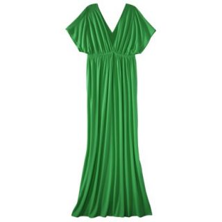 Merona Petites Short Sleeve Maxi Dress   Green XLP