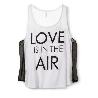 Xhilaration Juniors Love Is In The Air Graphic Tank   S(3 5)