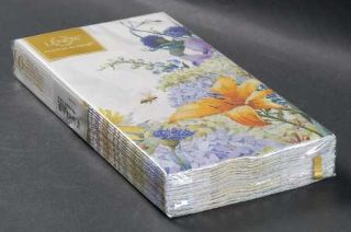 Lenox China Floral Meadow Guest Towel Paper Napkin Pack, Fine China Dinnerware  