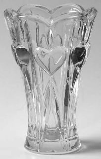 Gorham Amore Flower Vase   Frosted Heart/Dove Design,Giftware