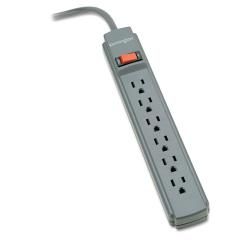 Kensington Guardian 6 outlet Surge Protector (GreyCSA and UL Certified15 foot cord6 outlet designSurge suppression 420 JWeight 2.05 poundsMaterial PlasticDimensions 1 inch high x 2 inches wide x 11.5 inches deepModel number 62668 PlasticDimensions 1