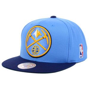 Denver Nuggets Mitchell and Ness NBA XL Logo Snapback Cap