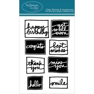 Technique Tuesday All Occasions Clear Stamps