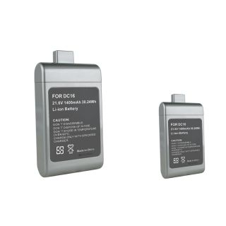 Compatible Li ion Battery For Dyson Dc16 (pack Of 2) (SilverAccessory ONLY. Vacuum not includedpatibleDyson DC16 Root 6CALIFORNIA PROPOSITION 65 WARNING This product may contain one or more chemicals known to the State of California to cause cancer,