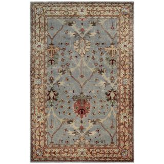 Linon Southern Living Collection Rosedown Tree of Life   Ice Blue   RUG 