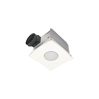 Nutone QTXEN080FLT Bathroom Fan, 80 CFM Ultra Silent Series w/ Light, Energy Star Rated for 6 Duct
