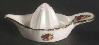 Royal Albert Old Country Roses Juicer, Fine China Dinnerware   Montrose Shape,Re