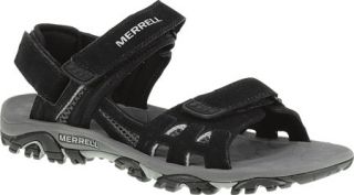 Mens Merrell Moab Drift Strap   Black Sandals
