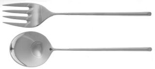 Retroneu Willow (Stainless) Solid Serving Set   Stainless,Slanted Tip,18/10