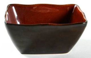 Home Tempest Red Soup/Cereal Bowl, Fine China Dinnerware   Red/Brown Reactive,Co