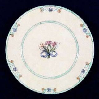 Villeroy & Boch Castellina Salad Plate, Fine China Dinnerware   Blue Ribbons,Var