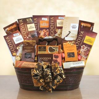 Majestic Godiva Chocolate Gift Basket Multicolor   7288