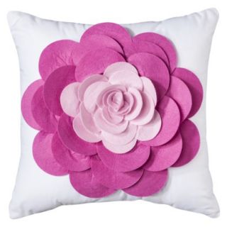 Circo Flower Pillow   Pink