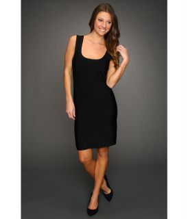 Calvin Klein Textured Stripe Tank Dress Womens Dress (Black)