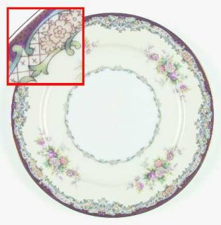 Meito Marlborough (Scroll Verge) Salad Plate, Fine China Dinnerware   Scrolls &