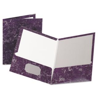 Oxford Marble Design Laminated High Gloss Twin Pocket Folder