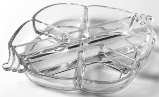 Heisey Empress Clear (Stem #1401) 7 Part Hors dOeuvre Tray   Stem 1401, No Etc