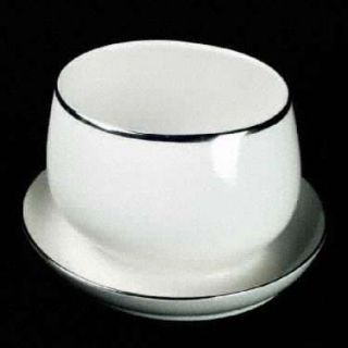 Franciscan Simplicity Gravy Boat with Attached Underplate, Fine China Dinnerware