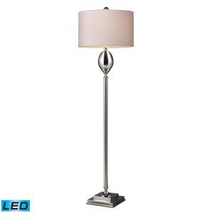 Dimond Lighting DMD D1427W LED Waverly Floor Lamp with Milano Pure White Shade L