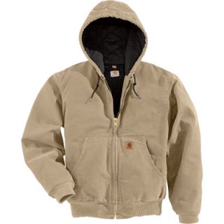 Carhartt Sandstone Active Jacket   Quilted Flannel Lined, Moss, 5XL, Big Style,