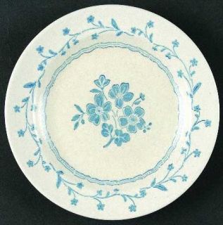 Royal (USA) Country Charm Blue Salad Plate, Fine China Dinnerware   Blue Flowers