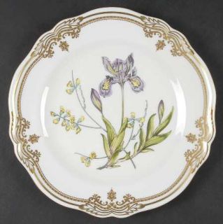 Spode Stafford Flowers (Bone) Luncheon Plate, Fine China Dinnerware   Bone,Vario