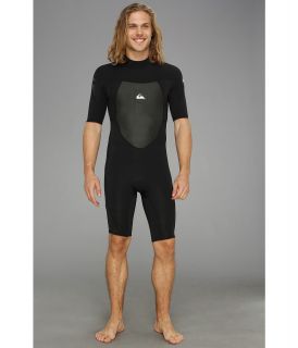 Quiksilver 2/2MM Syncro S/S Back Zip Wetsuit Mens Wetsuits One Piece (Black)