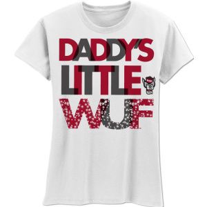 North Carolina State Wolfpack NCAA Girls Daddys Little T Shirt
