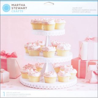 Martha Stewart Doily Lace Cupcake Stand