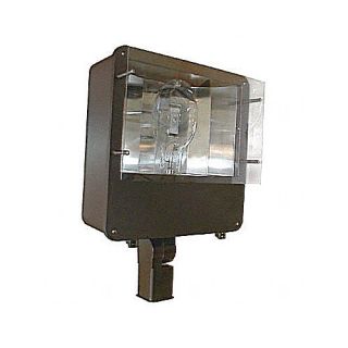 RAB Lighting MEGS400QT Outdoor Light, MultiVoltage HID (HPS) MegaFlood Flood Light with Trunnion Base, 400W Bronze